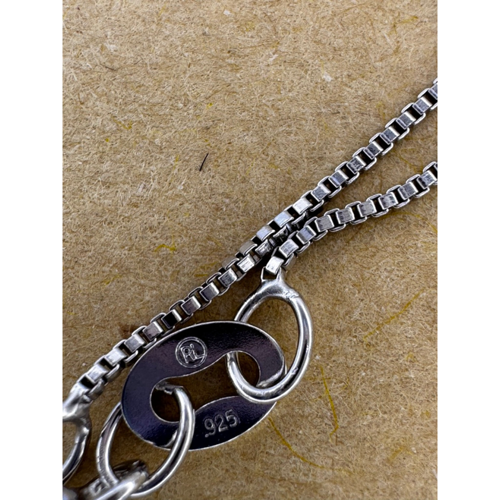 Amethyst with diamond necklace set in 10k and Sterling silver - Picture 6 of 6